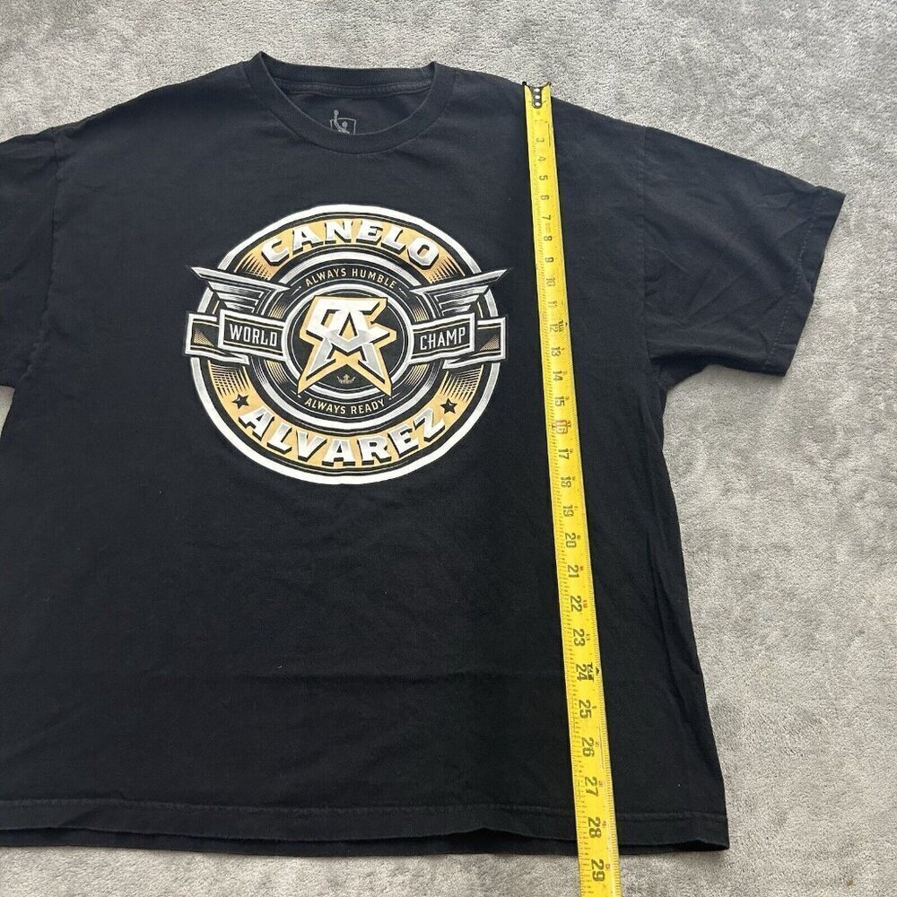 Canelo Alvarez Shirt Mens Size 2XL Black World Champ Always Humble Always Ready - Picture 2 of 8